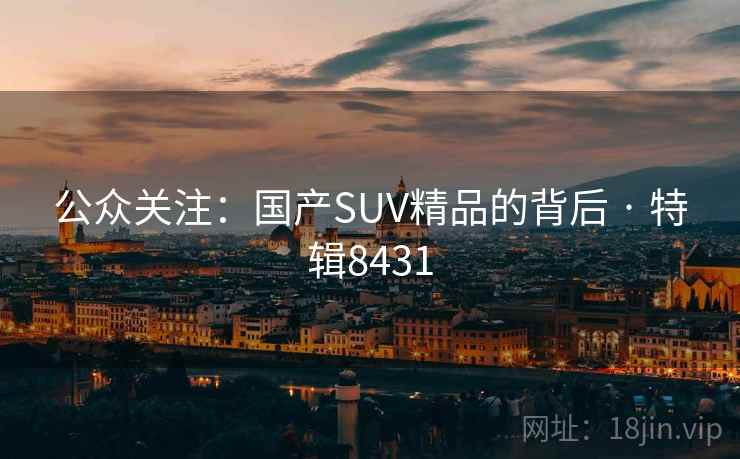 公众关注:国产SUV精品的背后 · 特辑8431 公众关注:国产SUV精品的背后 · 特辑8431