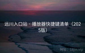 远川入口站 · 播放器快捷键清单（2025版）